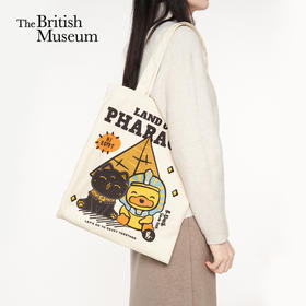 大英博物馆Bastet X B.Duck小黄鸭系列帆布包单肩包