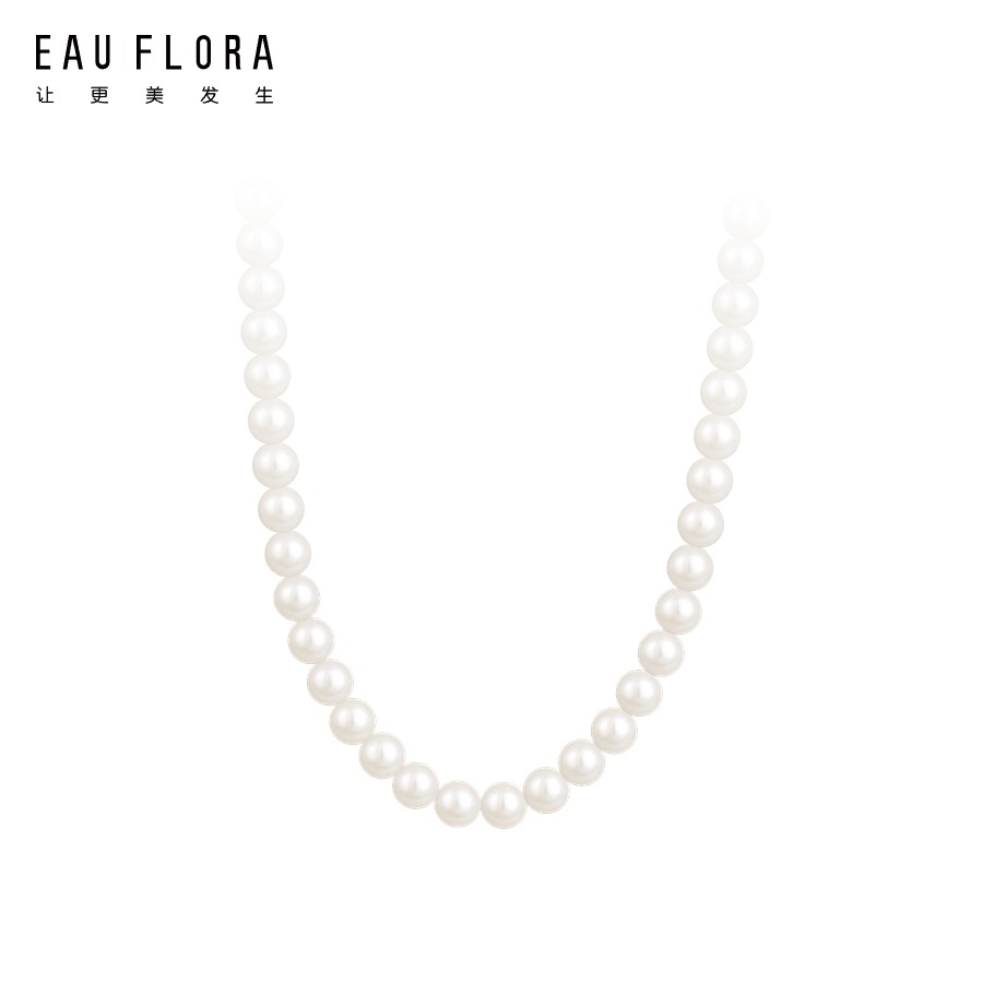 『彼此』白色百搭仿珍珠项链-8MM