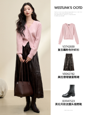 让人心动的显白藕粉针织