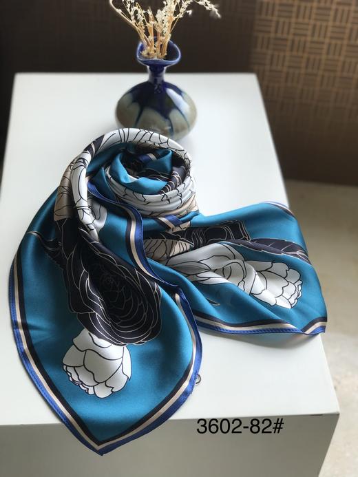 优品堂【花魁方巾】桑蚕丝90x90方巾 商品图11