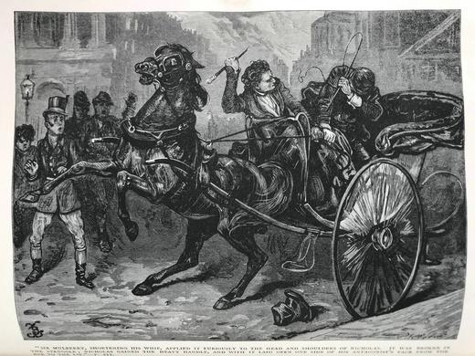 约19世纪后期 狄更斯《尼古拉斯·尼克贝》 59幅插图 真皮精装16开 商品图3