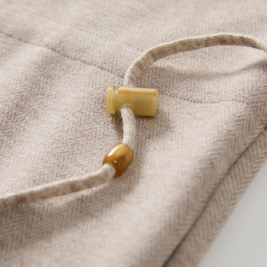 谜底卫衣裙长袖女2024冬新品休闲风套头抽绳收腰连衣裙244ML1621 商品图3