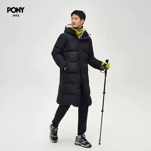 4.9折【自营】pony/波尼  秋冬新品男子锁温保暖灰鸭绒羽绒服 244M2OF12BK 商品图1