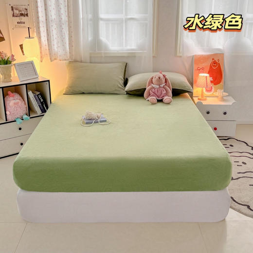 限量抢清仓！【山姆同款高克重防静电慕斯天鹅牛奶绒床笠】！云端触感！加厚面料超柔牛奶绒360度床笠！进口A类婴儿可用！ 商品图7