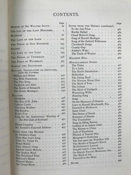 1907年 司各特诗集 全真皮精装32开 商品图3