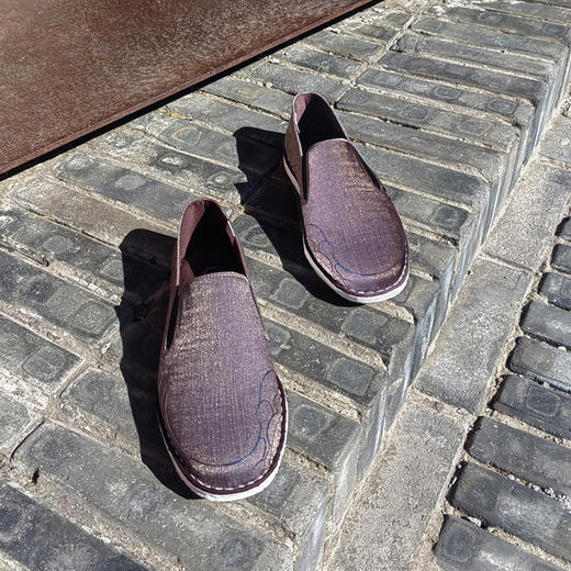 内联升手工男鞋男千只此青绿系列淬墨流光QL8550 商品图3