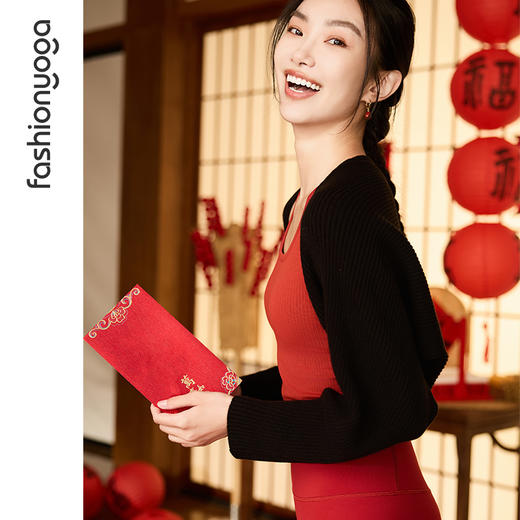 F14896舒适羊毛护肩披肩 商品图9