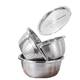 康巴赫不锈钢盆三件套