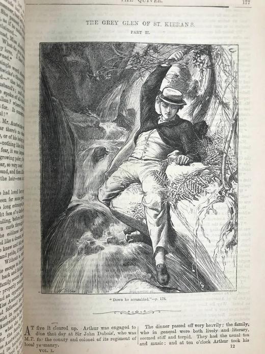 1866年 箭囊杂志 数百幅插图 真皮精装16开 商品图11