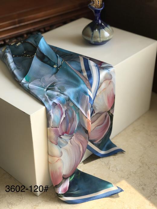 优品堂【花魁方巾】桑蚕丝90x90方巾 商品图6