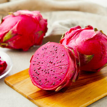 京鲜生越南火龙果 红心3个+白心3个共6个单果600g+水果源头直发一件包邮 商品图6