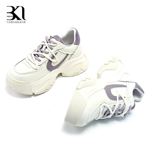 BAKERLOO女鞋牛皮舒适厚底老爹鞋 商品图1