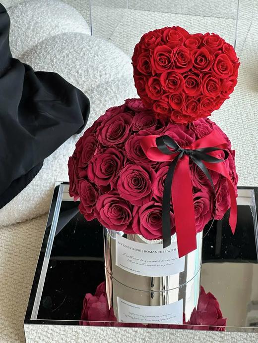 永生花爱心抱抱桶 商品图6