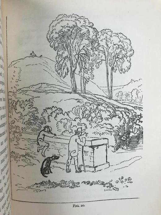 札尼斯朵夫工坊特装本！含藏书票！1904年 约翰·罗斯金《绘画的要素》 作者亲绘插图 全真皮精装32开 商品图8