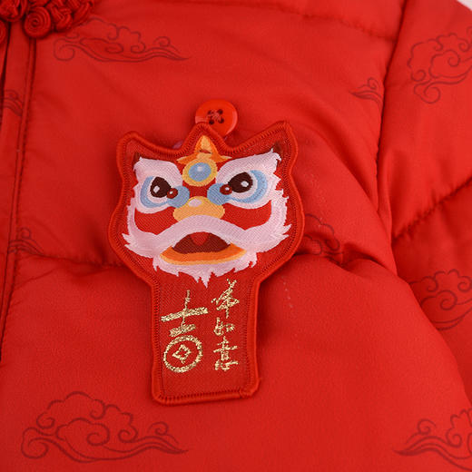 棉果果专柜同款冬季新品男童女童中国风羽绒连体衣M502722924667 商品图3
