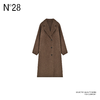 【破价】N°28 秋冬款舒适宽松中长款毛呢外套气质时尚双面毛呢大衣8A52D736 商品缩略图0