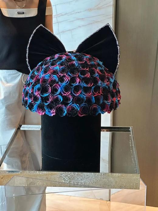 高端轻奢巨型蝴蝶结抱抱桶永生花 商品图13