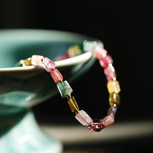 碧玺随形手链、项链 | 晔如霓虹、流光溢彩，明星皇室挚爱 商品图3