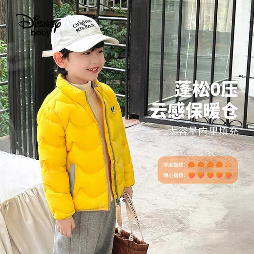 【校服神器】【90-140】【迪士尼童装】男女童冬款立领棉服外套 商品图6