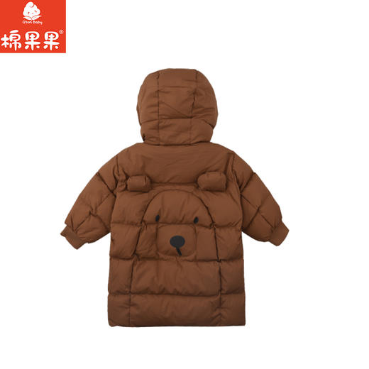 棉果果专柜同款冬季新品男童女童中长款羽绒服M402102924541 商品图3