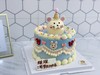 复古萌萌哒小白兔+小老鼠双层蛋糕 商品缩略图2