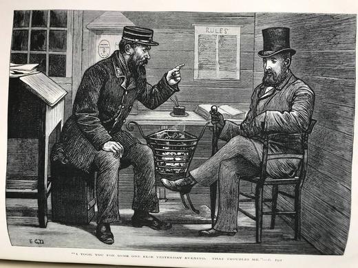 约19世纪后期 狄更斯《圣诞故事集/美国游记与意大利游记》 41幅插图 真皮精装16开 商品图4