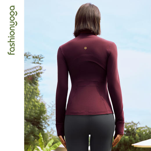 凡圣瑜伽高端气质塑形长款外套FC13859 商品图5