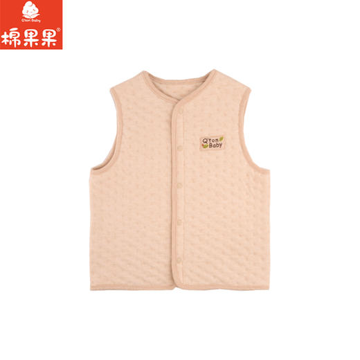 棉果果冬季新品专柜同款彩棉空气层马夹M401171699617 商品图0