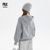 P&X设计师女装秋季长袖运动休闲时尚韩版短款卫衣824317392 灰色 商品缩略图4