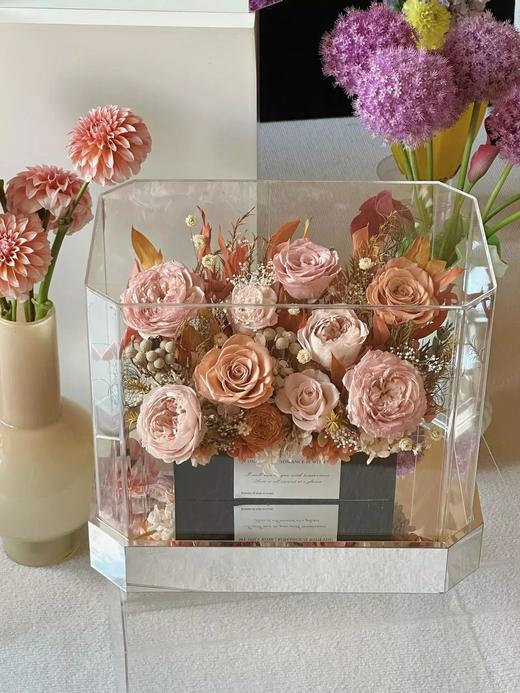 特别定制永生花温馨花园城堡生日送礼商务送花礼物 商品图10