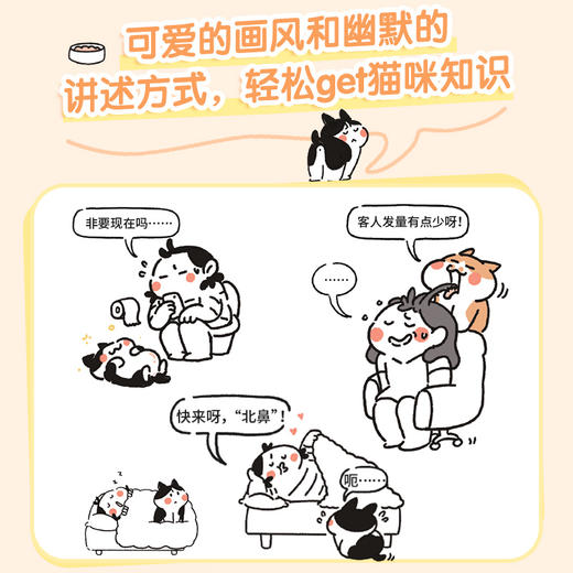 养猫书籍天大地大 猫咪为大 漫画图解猫咪行为 李小孩儿有毛UMao猫咪科普漫画养猫手册猫咪书籍 猫咪行为学 商品图3