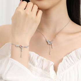 Winy925纯银幻梦新月手链送女友闺蜜节日生日礼物