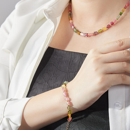 碧玺随形手链、项链 | 晔如霓虹、流光溢彩，明星皇室挚爱 商品图0