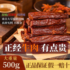 拾光味老 正宗内蒙古牛肉干 肉质紧实 口感劲道