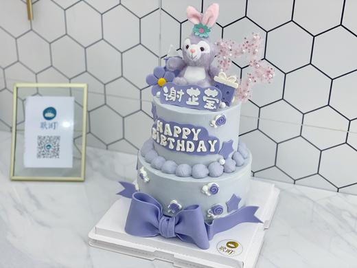 双层大大大蝴蝶结翻糖造型星黛露蛋糕(英字名字请备注) 商品图1