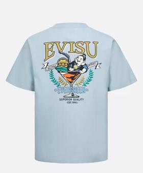 EVISU 男 T恤 2ESHTM4TS1081XXBLUU