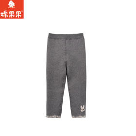 棉果果专柜同款冬季新品女童复合绒打底裤M422206424619