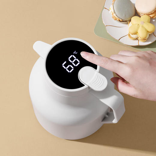 康巴赫丹顶鹤智能红胆玻璃保温壶1.5L 商品图3