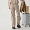 谜底休闲直筒裤女2024冬季新品慵懒风百搭宽松卫裤长裤244MK1568 商品缩略图2