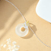 Winy999足银十二花神平安扣项链送女友闺蜜节日生日礼物 商品缩略图2