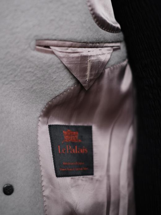 Le Palais 20%SULI羊驼毛80%美丽诺羊毛710克廓形款切斯菲尔德大衣 商品图9