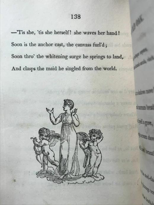 1812年 塞缪尔·罗杰斯诗集 数十幅木版画插图 全真皮精装36开 商品图10