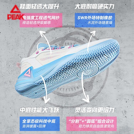 匹克态极游侠2.0篮球鞋比赛鞋男鞋秋季新款低帮实战球鞋官方专业运动鞋DA440311 商品图2