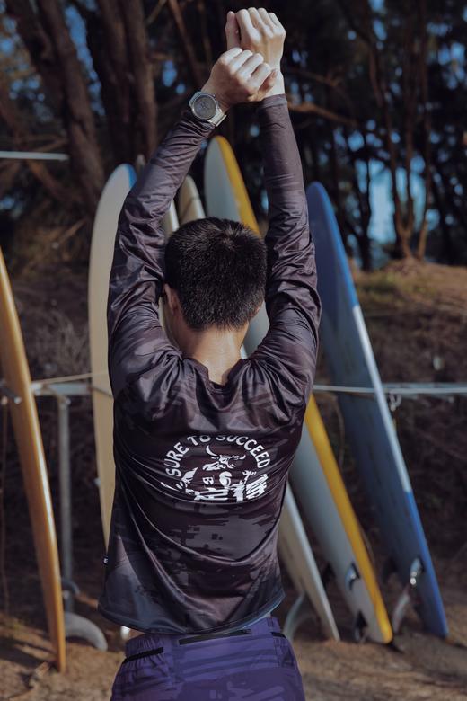 严素长袖运动T恤，一定得，轻量、速干、排汗、透气、防晒 商品图5