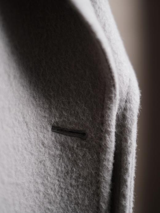 Le Palais 20%SULI羊驼毛80%美丽诺羊毛710克廓形款切斯菲尔德大衣 商品图5