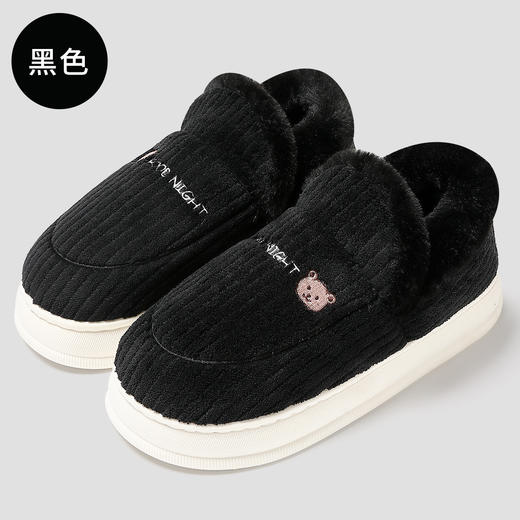 【锁温防风羽绒布鞋面】包跟棉拖鞋女士冬季情侣室内家居加绒厚底保暖家用防水棉鞋女冬男，告别冬季冻脚烦恼。ry 商品图10