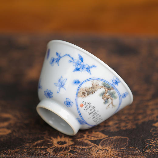 一儒堂繁花生肖开窗虎头杯 商品图5