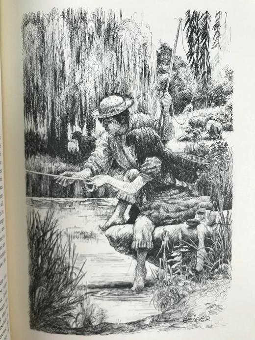 含藏书票！限量版！乔治·艾略特《弗洛斯河上的磨坊》 配多幅精美插图 豪华皮装18开 商品图8