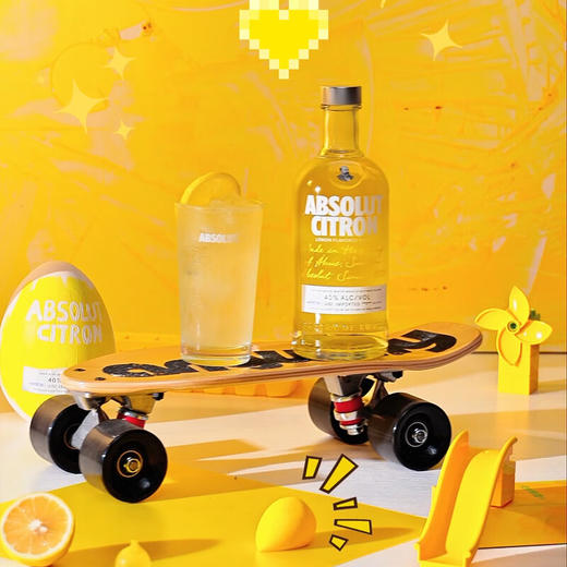 绝对（Absolut）伏特加 洋酒 40度 柠檬味 700ml 商品图2