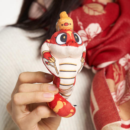 大英博物馆 灵蛇系列 灵蛇送瑞 立体挂件钥匙扣 商品图2